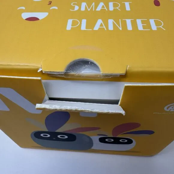 Plantsio Ivy Smart Planter Cute Interactive Pet White *No Measuring Cup* Works!! - Picture 11 of 12